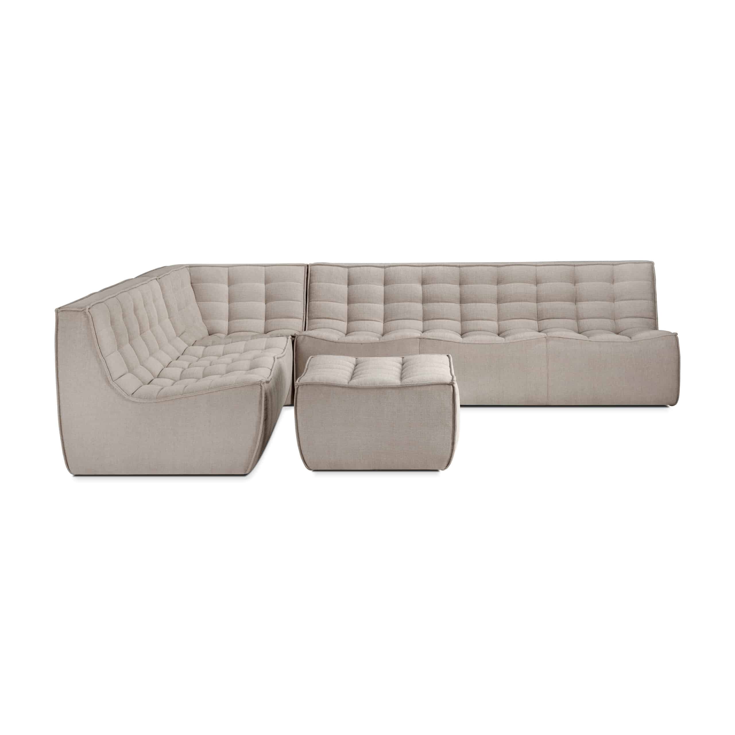 20267_20265_20268_20269_Sofa N701_Ecru_Fabric_configurations02_cut_HQ N701 Modular Sofa - Image 1